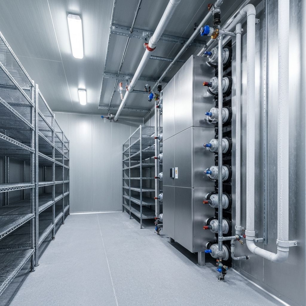 Installation de systèmes de froid industriel et chambre frigorifique au Maroc